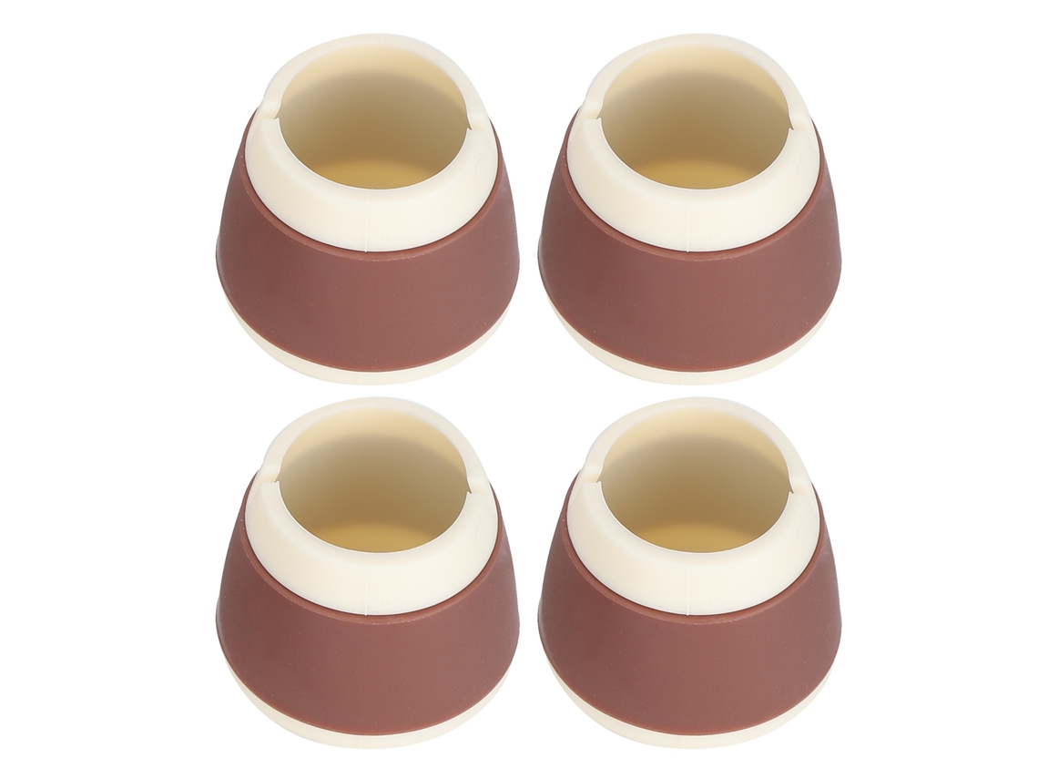 Protetores De Silicone Redondos Antideslizantes Para Móveis, De 3,3 X 4 X 4 Cm, Para Cadeiras E Mesas (café)