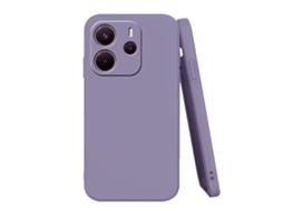 Capa Proteção Para Xiaomi Xiaomi Redmi Note 14 5g Gift4me Silicone Roxo
