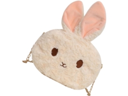 Bolsa De Ombro De Coelho De Pelúcia Macia, Elegante Bolsa Transversal Feminina, Design Fofo.