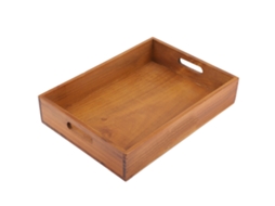 Primerox vaso de flores de madeira vintage para jardim, retro natural com estilo hollow