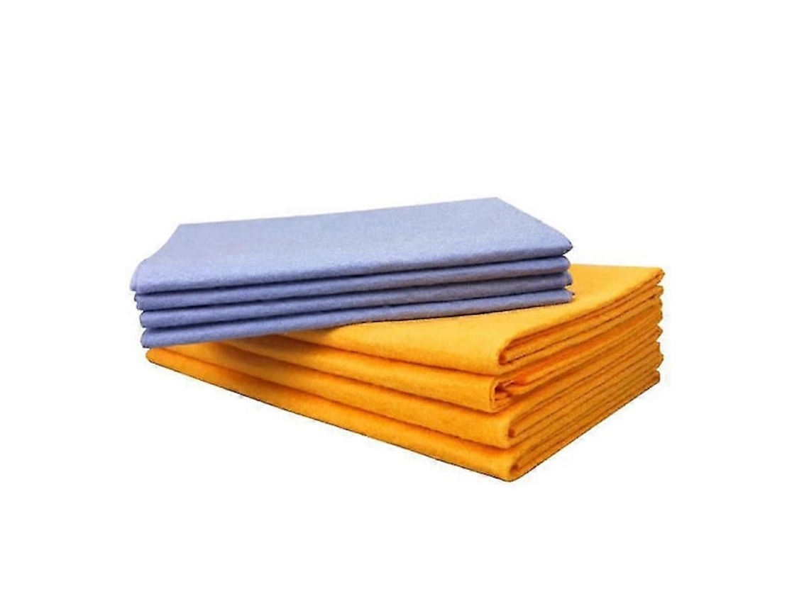 Pacote com 8 Panos de Prato Fibra Bambu Altamente Eficazes e Anti, Gordura, Absorventes e Ideais para Pia Cozinha BRILVIBERA