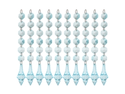 10pcs Decoração de Casamento com Pingentes de Acrílico Diamante Leve | S/MARCA