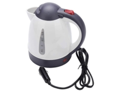 Chaleira Elétrica De Aço Inoxidável 12v Para Carro, 1000ml, Fervura Rápida, Desligamento Automático, Ideal Para Viagens, Perfeita Para Chá, Café E Cam