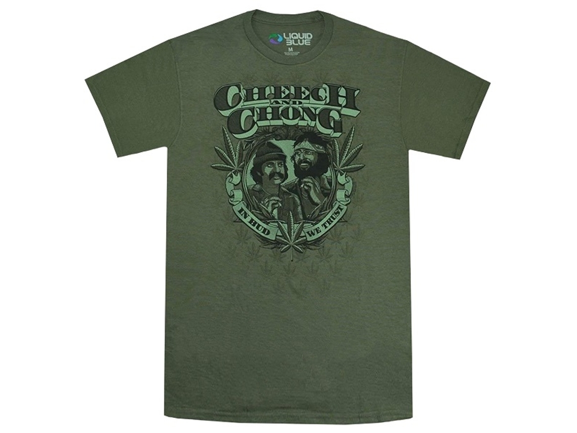 Cheech Chong In Weed We Trust T-shirt Unisex Adults Size:xl
