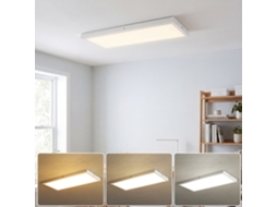 Conjunto De 4 Luminárias De Teto E Parede Com Temperatura De Cor Regulável E Interruptor Dip, 3000k/4000k/6000k, 60x30x3,7 Cm, Brancas.