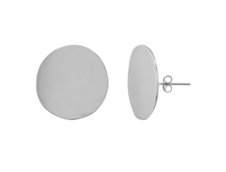 Brinco em prata Single Silver Botão RD em prata 925 PLATA ÚNICA
