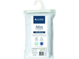 Protetor De Colchão Para Berço Alvéolo Bebê Macio Silencioso Impermeável Absorvente Oeko Tex® Fabricado Na Europa 40x80cm Branco Candide