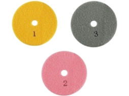 Conjunto De 3 Discos Polimento Esmeril Para Granito, Concreto,