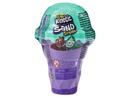 Kinetic Sand Ice Cream Cone Containerwith 2 Colors Jogo de Areia