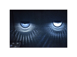 2pcs luz solar de jardim com 6LEDs IP65 para parede mesa etapa sem fio eco friendly | S/MARCA