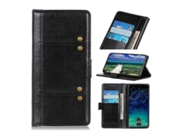 Capa De Couro Com Textura De Ervilha Crazy Horse, Formato Flip Horizontal, Para Oppo F19 / A74 4g, Com Suporte, Compartimentos Para Cartões E Carteira