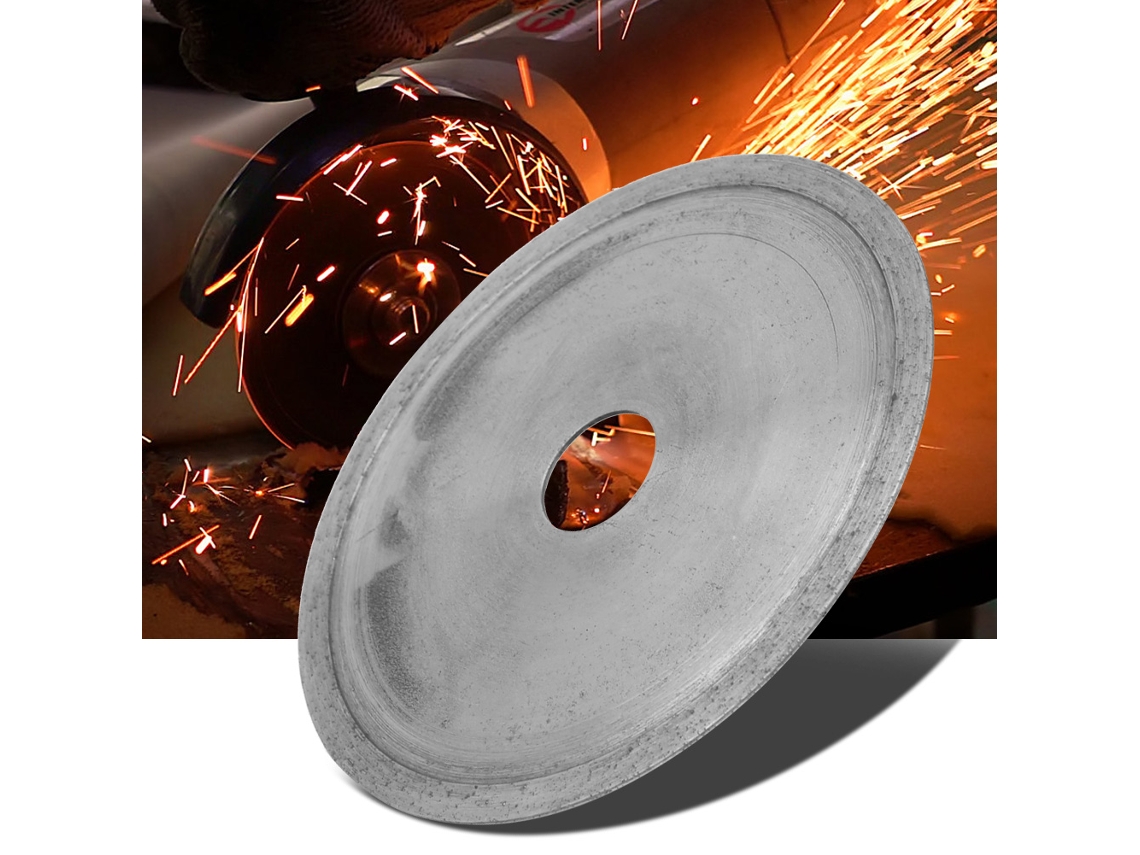 Disco de serra circular diamantado de 100/110 mm e 16/20 mm para corte de joias, jade e cristais.