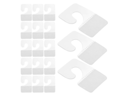 Luxshiny Conjunto De 350-ganchos Adesivos Plástico Transparente, Dobráveis Com Formato De Orifício Avião,