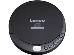 LEITOR DE CD LENCO CD 200 — LEITOR DE CD LENCO CD 200, proteção anti-choque, Mp3, inlcui cabo de alimentação e auriculares, funcionamento a pilhas ou cabo, permite carregamento de pilhas