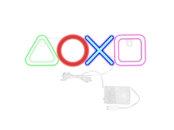 Letreiro Neon Led para Jogos 200lm Ip45 Impermeável Recarregável Decor Sala Jogos Bar Cave Homem