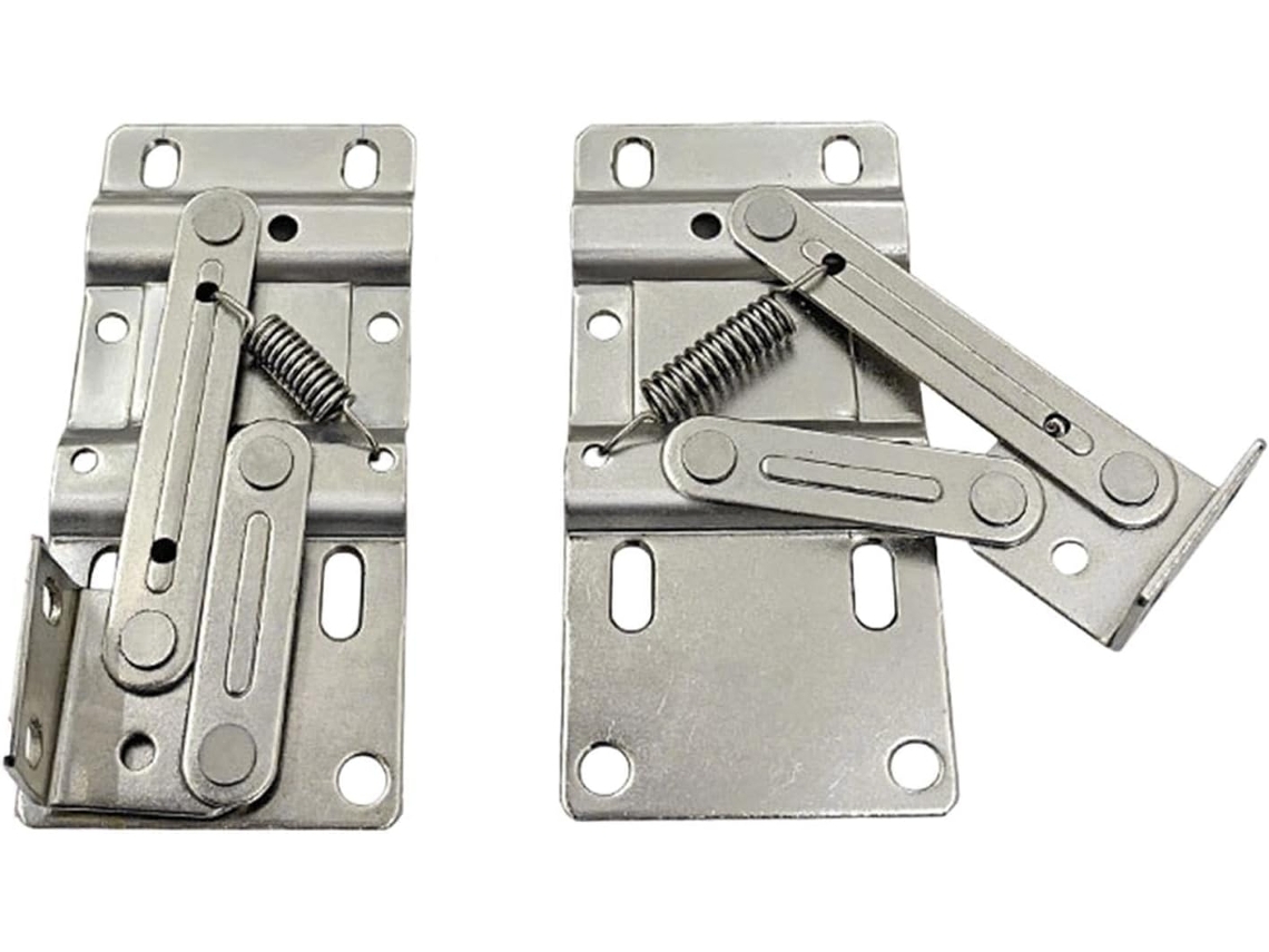 2 Dobradiças Dobráveis Para Pias, Peça De Reposição, Manutenção, Ângulo De Abertura 45°, Função Para Portas De Armários