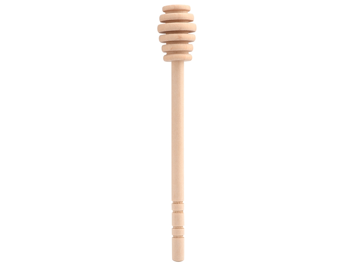 50pcs/set Cucharadas de Mel de Madeira 16cm para Coletar, Misturar e Despachar Xarope