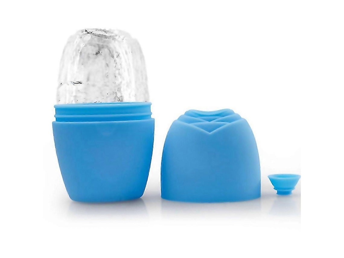 Mini Rolo de Gelo para Cuidados Faciais, Molde Silicone Massageador Facial Contorno. GOKOCO