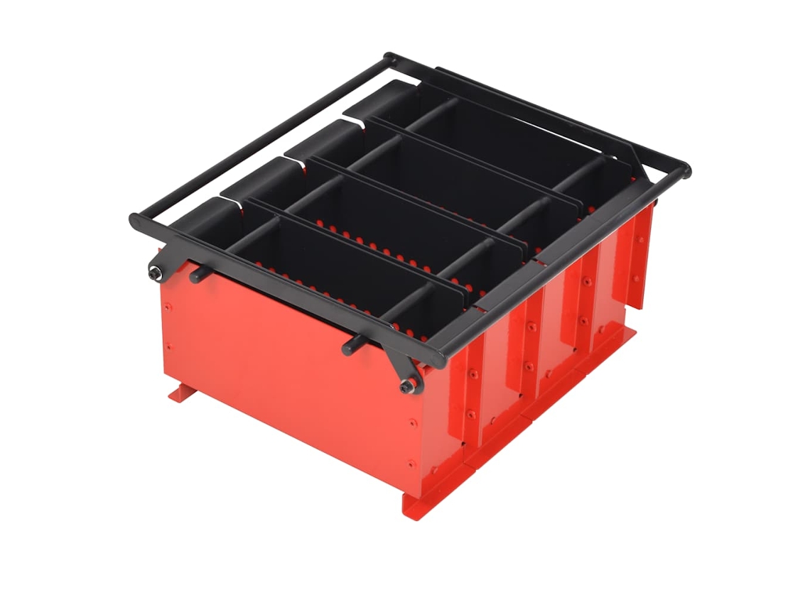 Paper Log Briquette Maker, Paper Log Briquette Makers Vidaxl Vermelho Aço