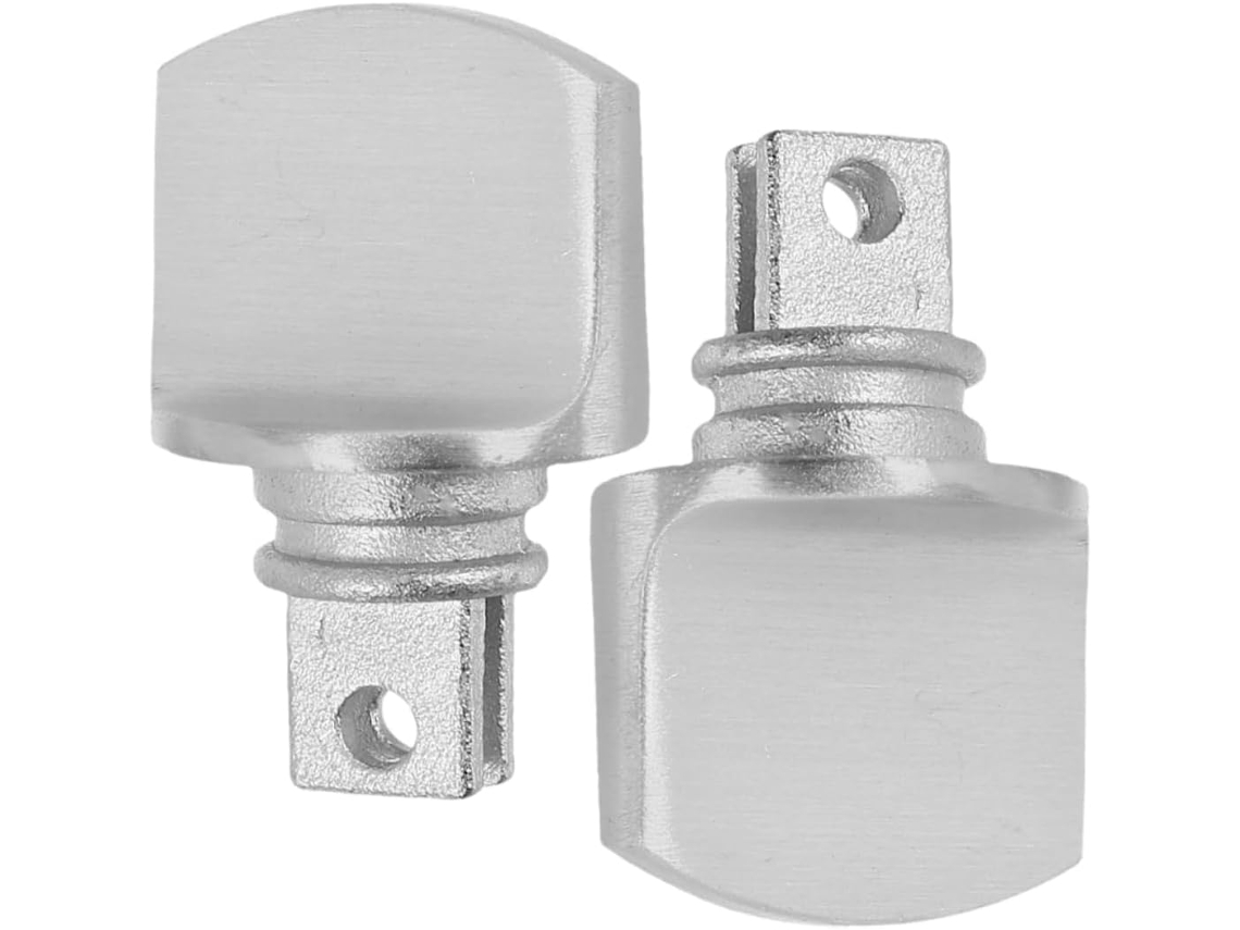 Doitool 2 Peças Maçaneta De Segurança Para Porta Em Aço Inoxidável Com Trava Interna Quarto E Banheiro