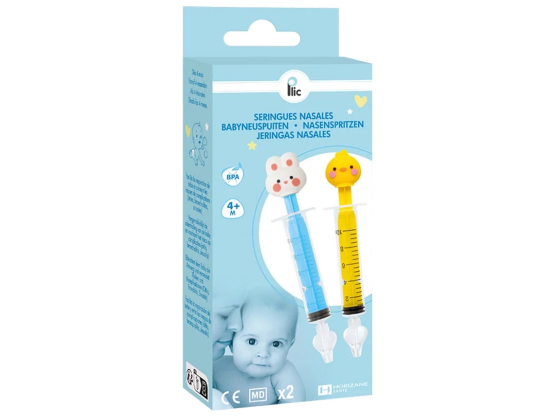 PLIC Care Seringas Nasais 4 Meses e 2 Seringas Modelo: Coelho e Pintinho