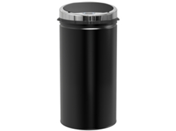 Lixeira Automática com Sensor S/MARCA (42l, aço e plástico, preta, 30,5x30,5x68cm)