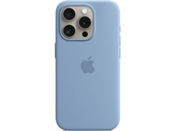 Capa APPLE iPhone 15 Pro Silicone Case (Winter Azul)