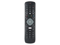 Mali controle Remoto para Tv Philips Netflix Preto Substituição 10m/33ft