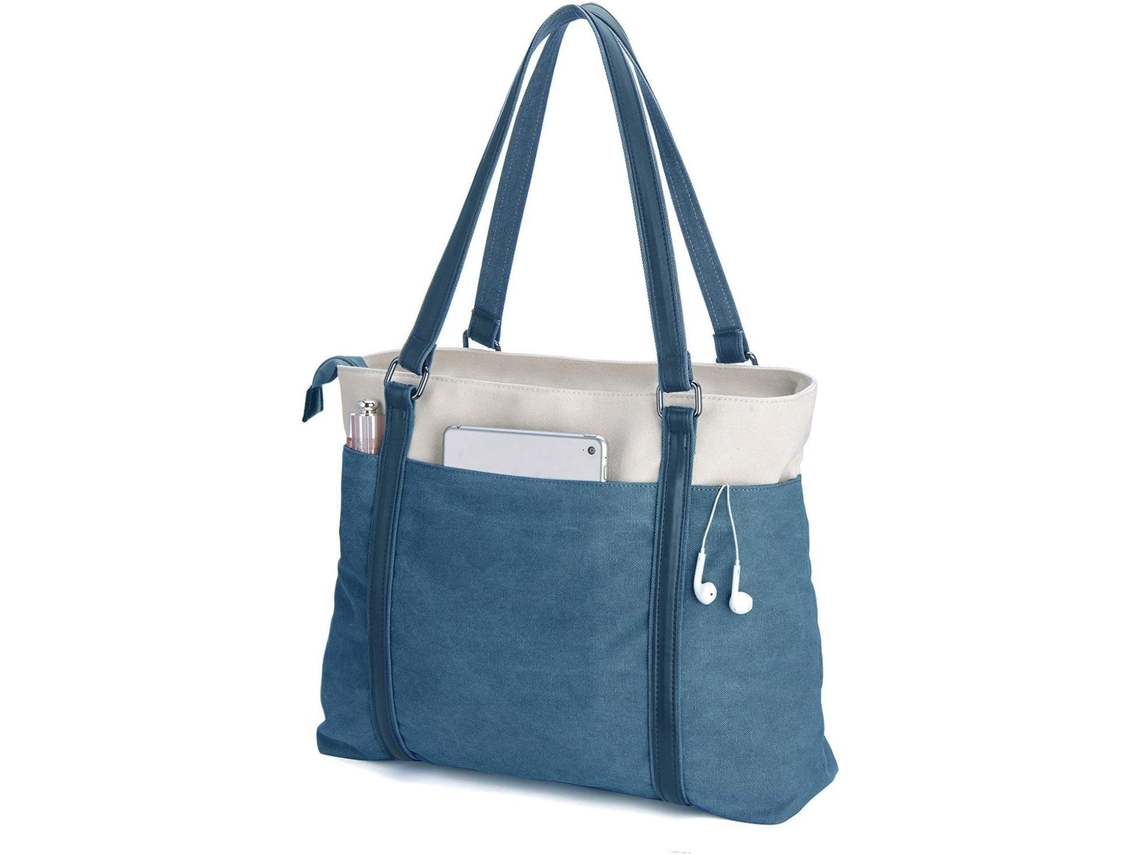 Bolsa Leve De Lona De 15,6 Polegadas Para Laptop De Trabalho, Carteira Para Laptop De 15,6 Polegadas Brilvibera