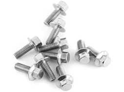 Kit De Parafusos De Aço Inoxidável M6 Ss304 De 10 Peças, Parafusos De Flange Sextavados, Parafusos De Cabeça De Arruela, Prendedores (m616)