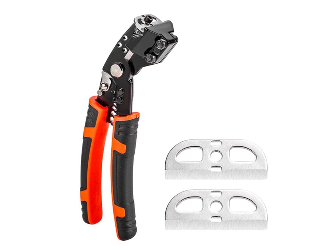 Alicate de Crimpagem AQUAFORGE para Conectores de Cabo Solar Mc4 (28 Peças)