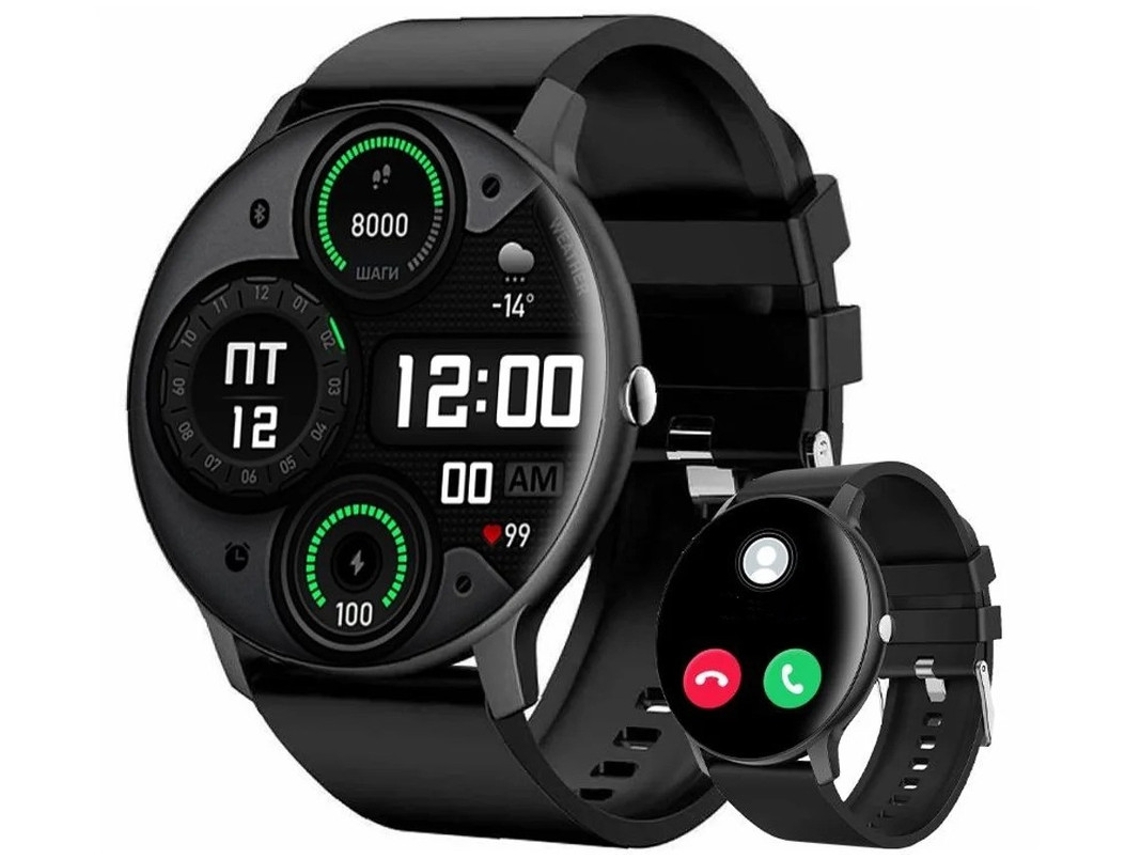 Smartwatch Bestvite Zl02 A Caixa É Veve E Fina, Sem Sensação Ao Use Preto
