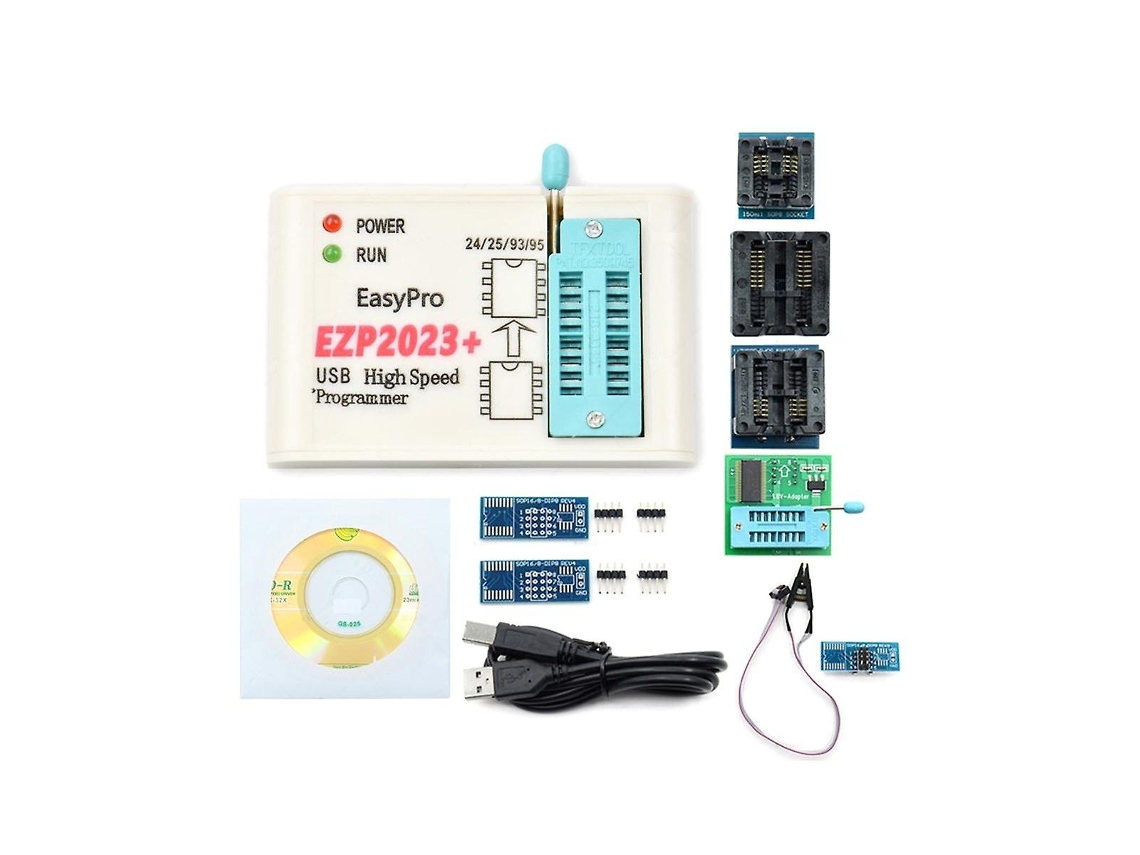 Programador Flash Spi Rápido Ezp2023 Ezp2023 Suporta Gravação De Bios Eeprom 24/25/93/95 25t80 Brilvibera