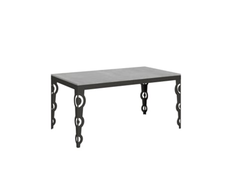 Mesa de Refeição ITAMOBY Karamay Evolution (90x160/264 - Painéis em Melamina - Cimento)