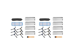 2x Para Aspirador Robô Silvercrest Ssr1 Ssra1 Ilife A9s A9 A7 - Escova Principal, Escova Lateral E Filtro Hepa - Peças De Reposição_glo