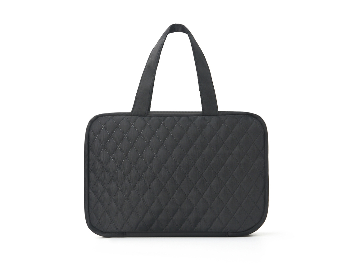 Separação de Itens Secos e Úmidos, Bolsa de Armazenamento Portátil Multicolorida algodão Preto Dobrado em Quatro Partes YUNZII