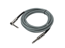 Cable de Guitarra Macho de 6,35 Mm, 6 M/19,7 Pies, para Amplificador e Instrumento Musical Con Doble Aislamiento.