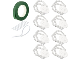 Conjunto de 8 pulseiras SFUSHOS elásticas para corsage, festas, artesanato e DIY