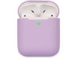 2026-funda Compatible Com Airpods 1 E 2, Cor Lavanda, Silicone Macio, Proteção Total 360°
