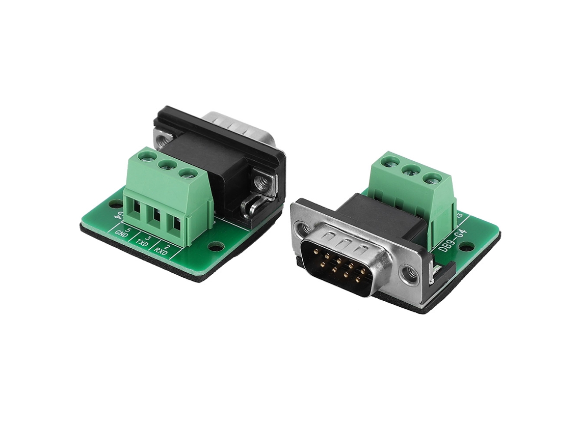 Laxiscreed Conector Adaptador Macho Db9 Para Porta Serial Rs232, Conversor De Comunicação