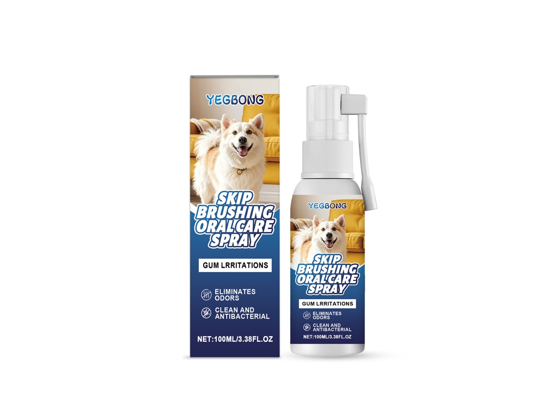 Spray Oral LAXISCREED para Animais, Cuida do Hálito e Elimina o Tártaro