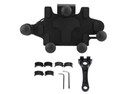 Suporte Mali de Telefone para Moto, Ajustável, 5 Garras, Silicone