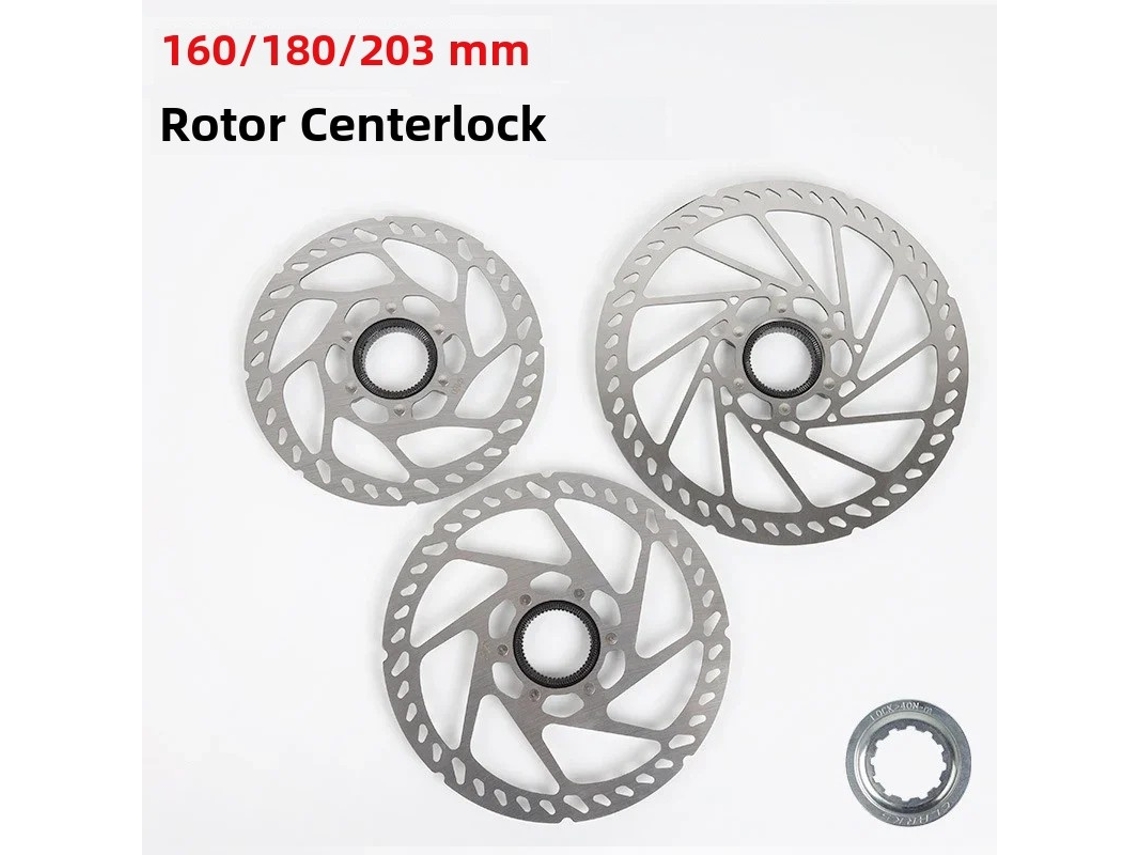 Lurelia Rotor De Travão Centerlock 160/180/203 Mm Com Dissipação De Calor Para Bicicleta
