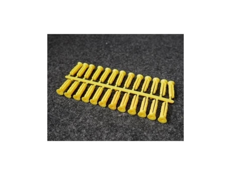 Bucha Amortecedora de Nylon Ø 6X30Mm Caixa com 100 em Todos Os Materiais para Parafusos Ø 3 a 5Mm Ing Fixation ING FIXATIONS