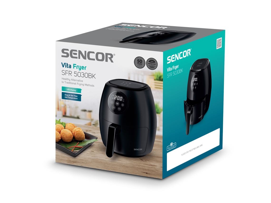 Fritadeira sem Óleo SENCOR Sfr 5030Bk (3.5 L - Preto)
