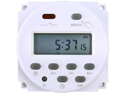 2026 timer Eletrônico Dc12v 16a 17 Programas Painel Lcd Programável