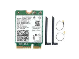 Lurelia Placa Wi-fi M.2 Ngff Ac9560 Wi-fi 5 1730 Mbps Dual Band 2,4/5 Ghz Bluetooth 5.0 Antena