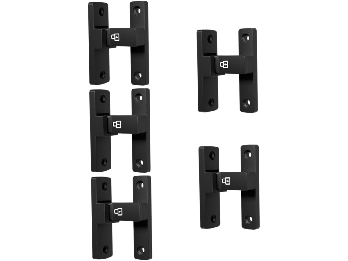 Conjunto De 5 Fechos Porta Celeiro Reforçados Tofficu, Trava Para Porta De Correr, Portão De Jardim E Outros Usos