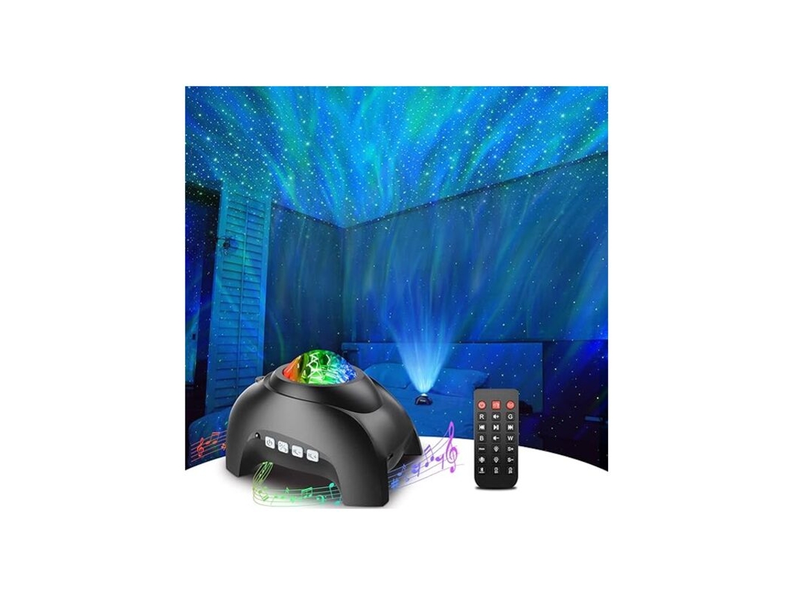 Projetor De Cabeceira, Alto, Falante Bluetooth E Projetor Aurora Com Ruído Branco, Sala De Jogos Para Crianças E Adultos, Home Theater, Teto