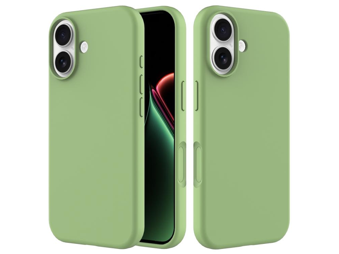 Capa De Silicone De Cor Sólida Para Iphone 17 Halinuia